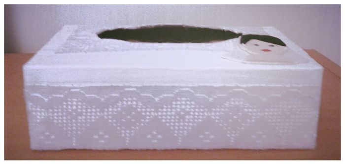 Cajita en vez de zapatilla... DIY