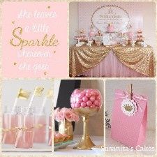 mesa de postres y regalos para invitados 