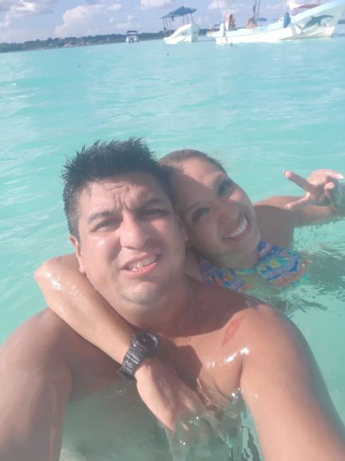 En la laguna de bacalar