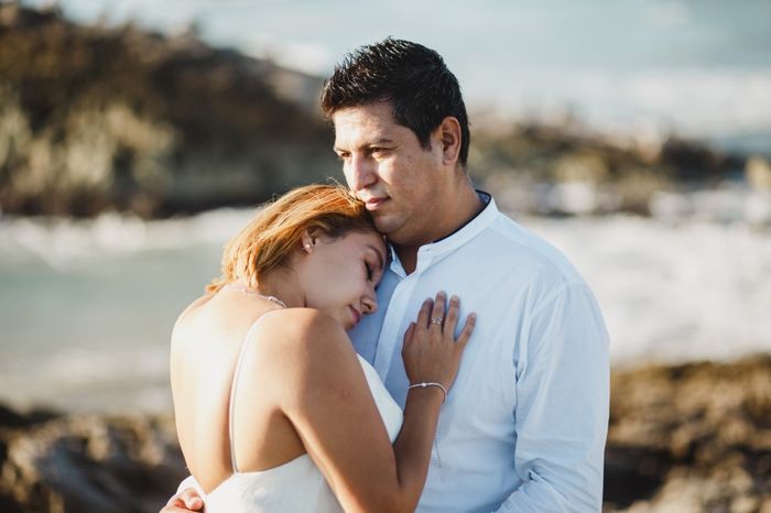 ¡¡¡¡¡nuestro trash the Dress..... en punta piedra Tulum!!!!!! 8