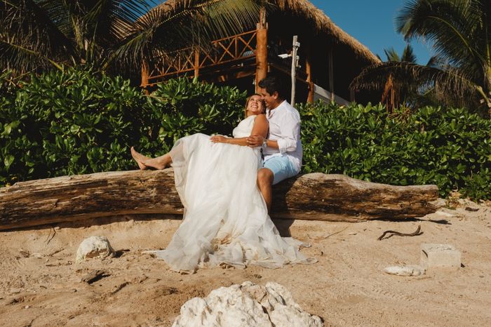 ¡¡¡¡¡nuestro trash the Dress..... en punta piedra Tulum!!!!!! 22