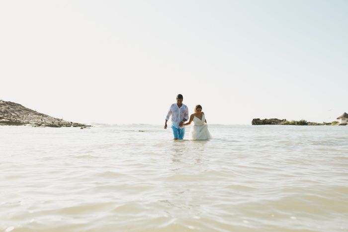 ¡¡¡¡¡nuestro trash the Dress..... en punta piedra Tulum!!!!!! 31