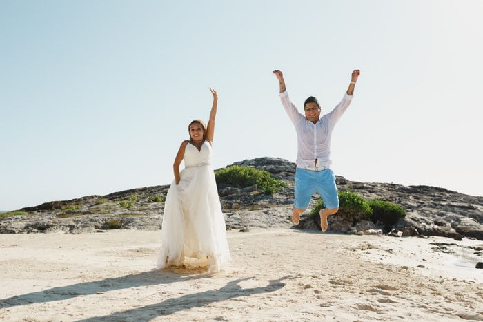 ¡¡¡¡¡nuestro trash the Dress..... en punta piedra Tulum!!!!!! 35