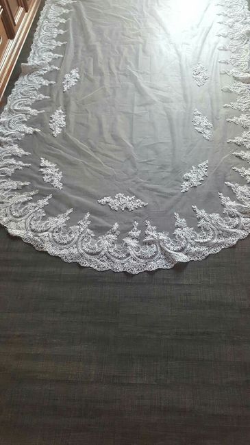 Como es tu velo a mantilla  presumenos!!!! - 4