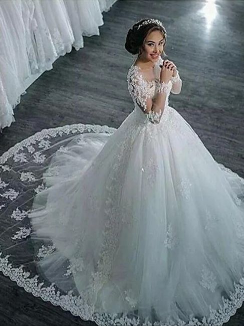 Vestido de novia corta sirena - 2