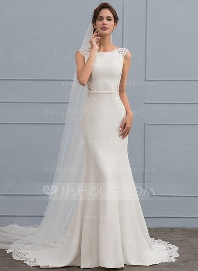 Vestido de novia corta sirena 7