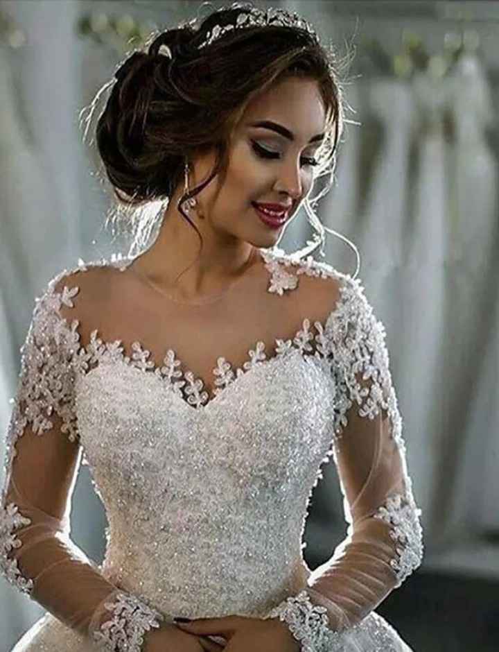 Vestido de novia corta sirena - 1