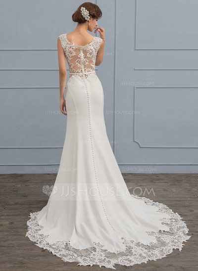 Vestido de novia corta sirena - 6