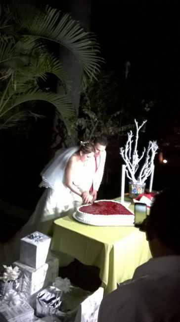 Mi pastel en forma de corazón. - 2