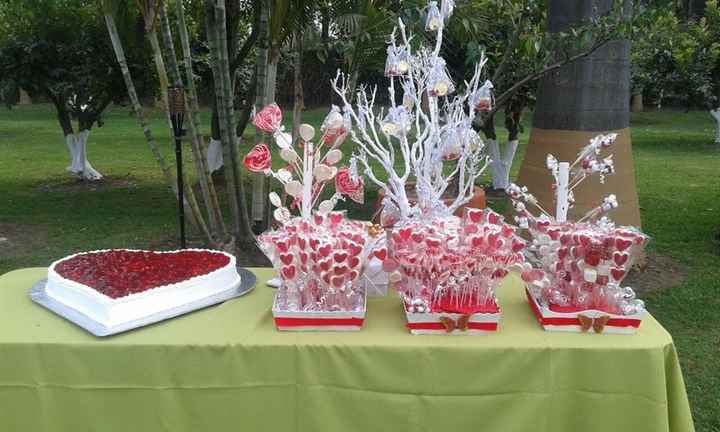 Mi pastel en forma de corazón. - 1