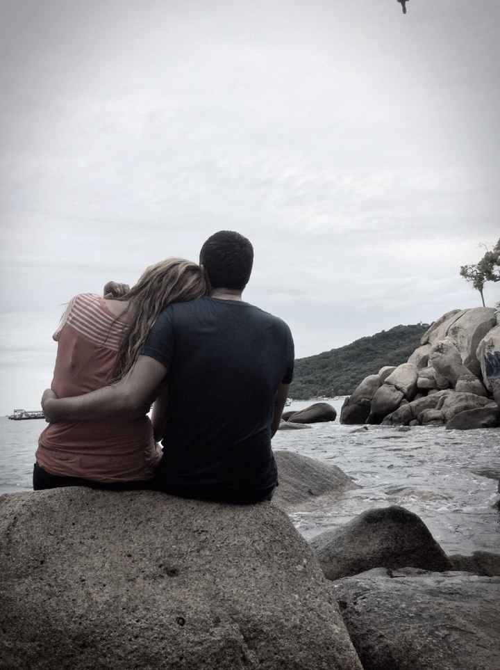 Mi amors y tal en la playa 