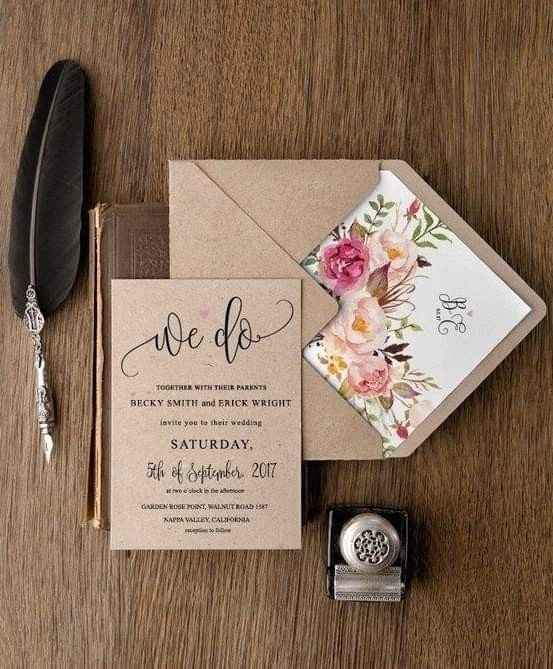 Sobres para invitaciones - 1