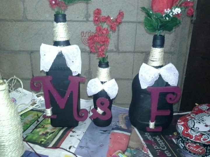 Mis botellas decoradas - 1