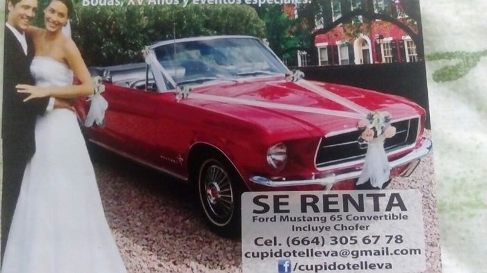 Carro clásico para llevar a la novia - 1