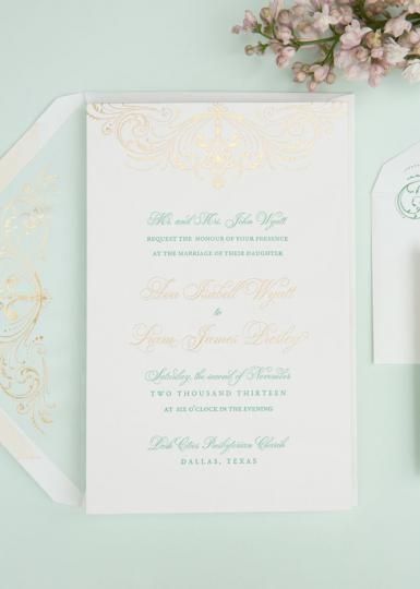 Porfa ideas para boda vintage con menta  - 2