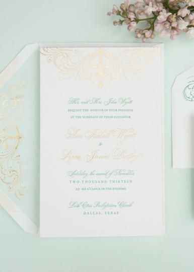 Porfa ideas para boda vintage con menta  - 2