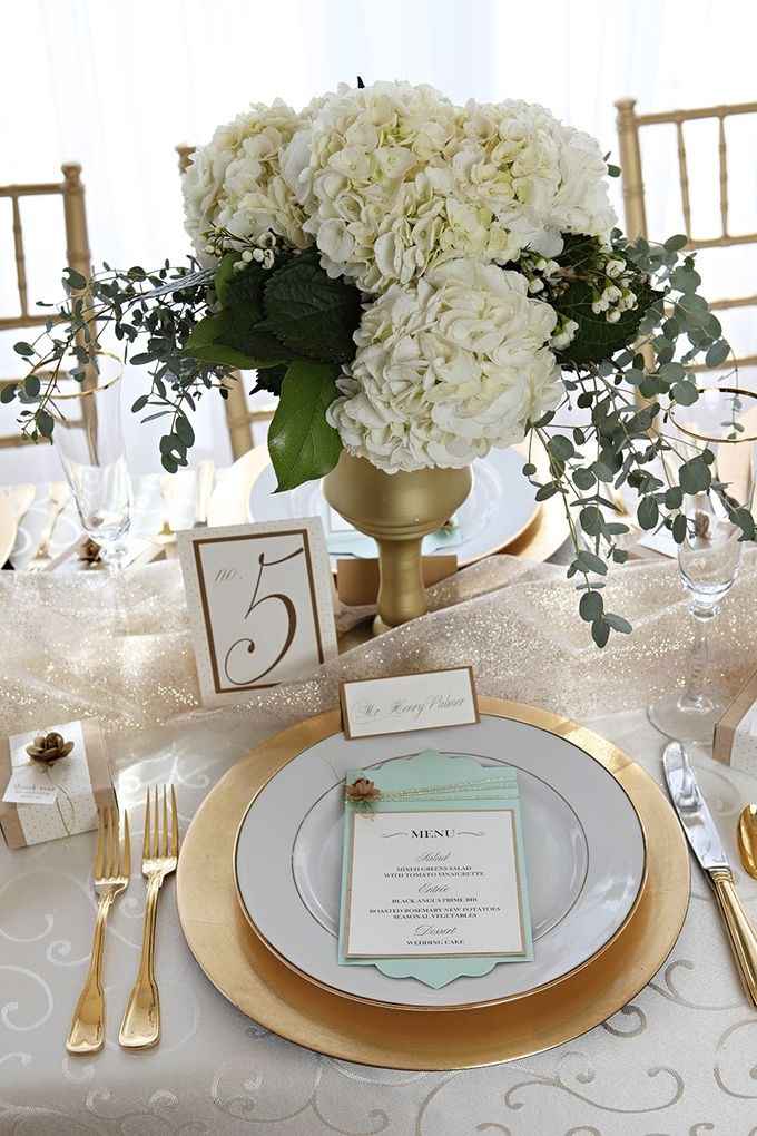 Porfa ideas para boda vintage con menta  - 9