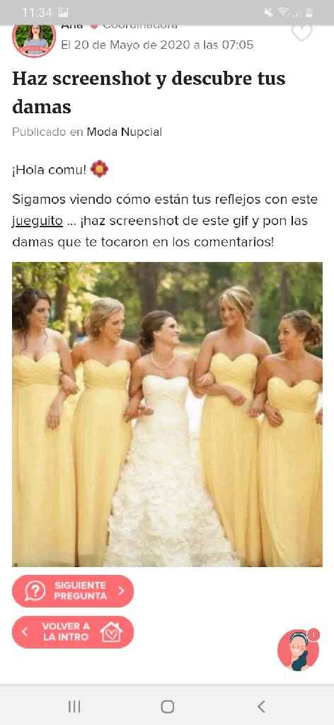 Haz screenshot y descubre tus damas - 1