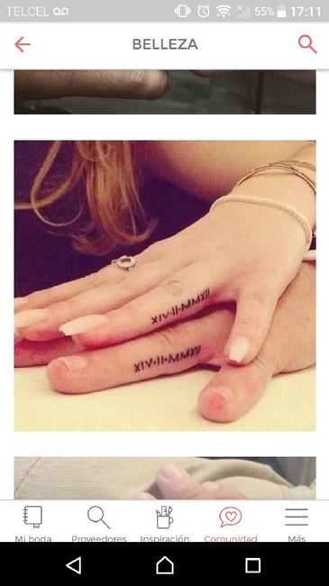 Tatuajes boda en pareja 26