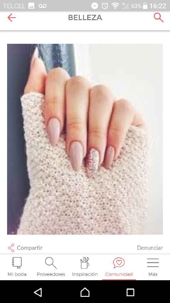Uñas rose gold - 1