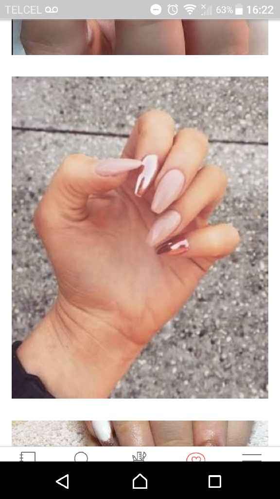 Uñas rose gold - 2