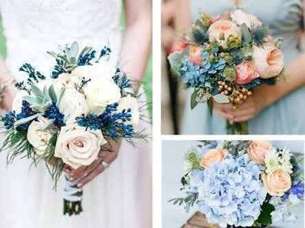 Ramo de la novia con flores azules?? - 1