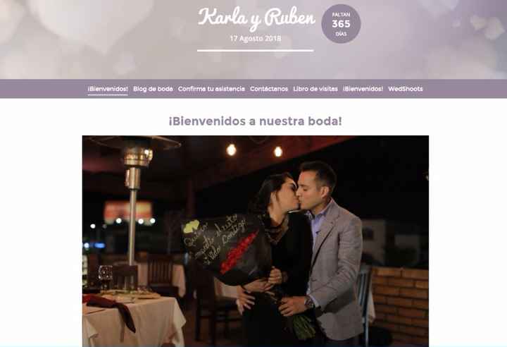 web de boda