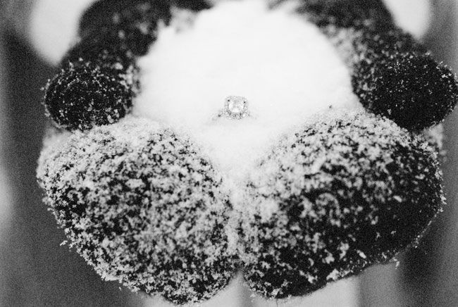 En una bola de nieve