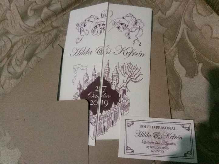 Invitaciones pottericas listas!! - 1