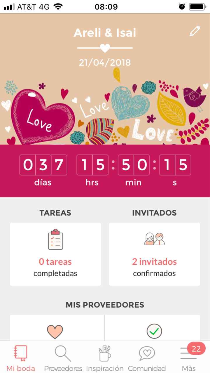 ¿Cuánto falta para que se casen? - 1