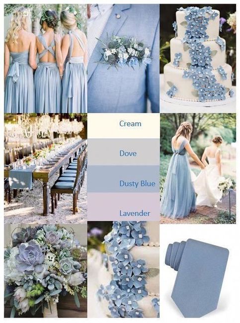Boda en dusty blue💙 6