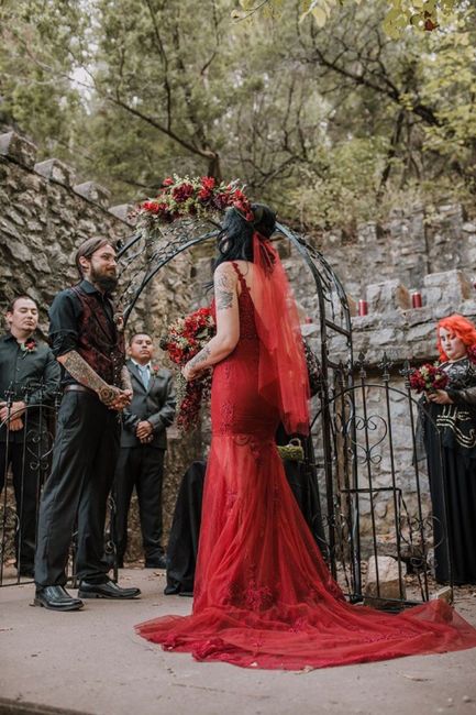Vestidos de novia en rojo❤️ 6