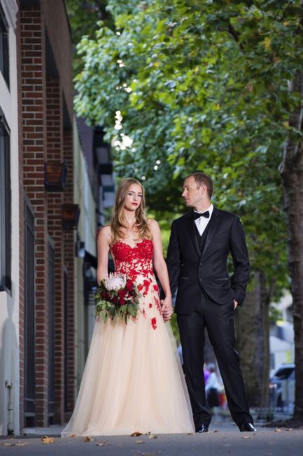 Vestidos de novia en rojo❤️ 10
