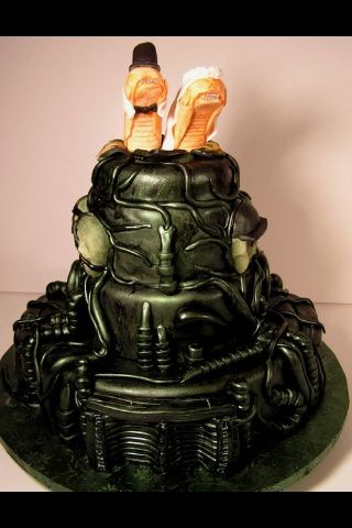 Pastel de boda geek - 5