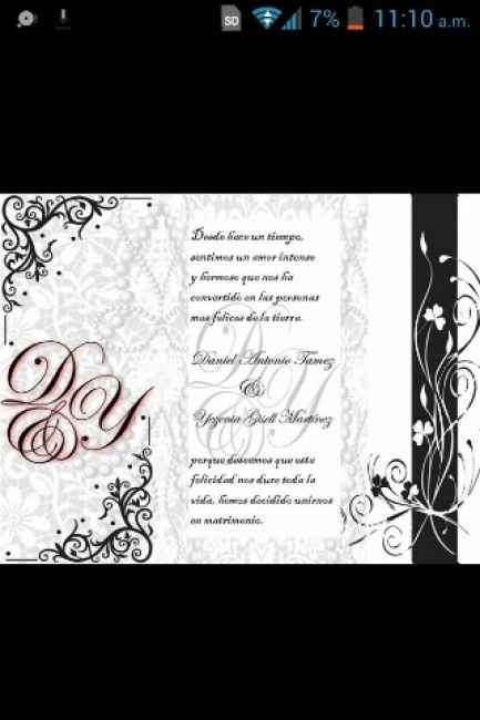 Les presento....... nuestras invitaciones! - 1