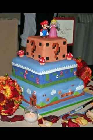 Pastel de boda geek - 2