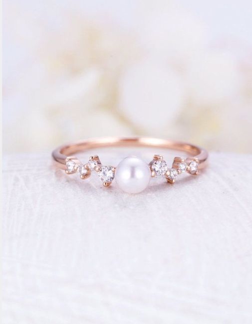 Anillos de compromiso: Perlas 6