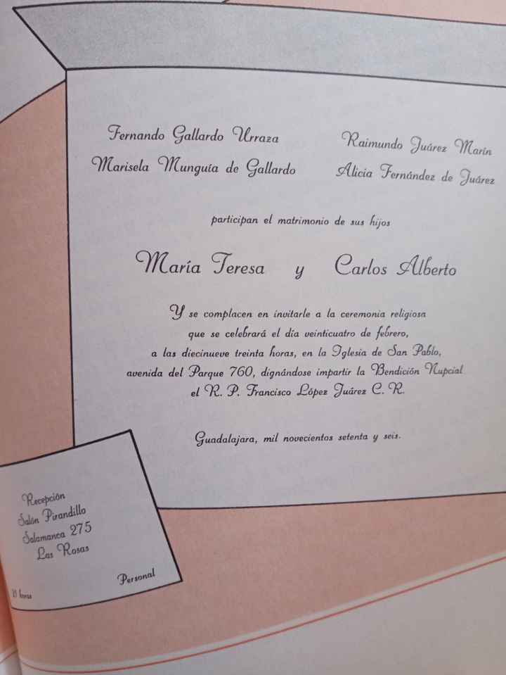 Invitaciones a la antigua - 1