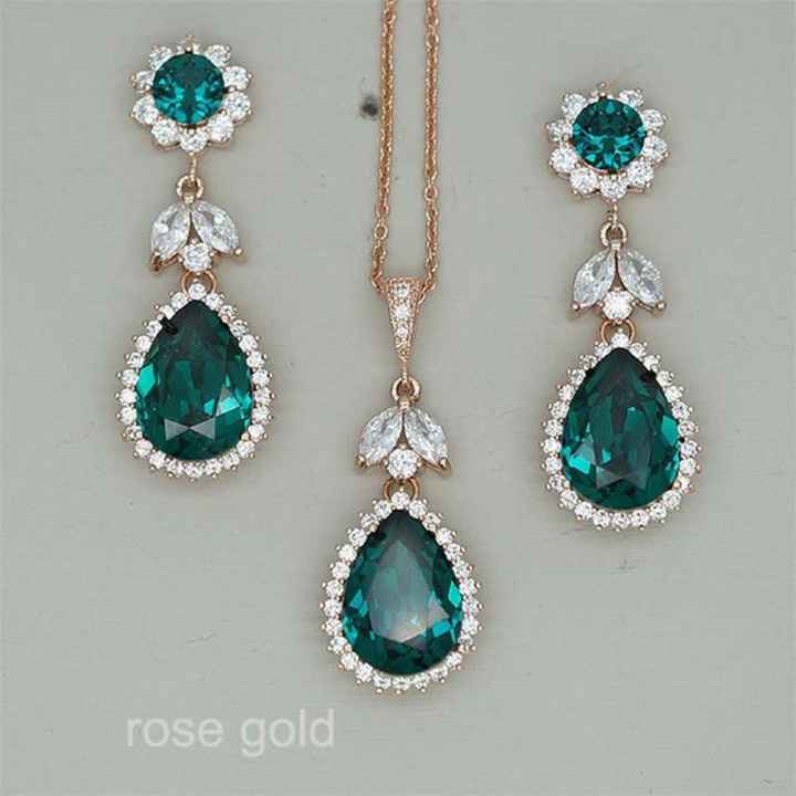 Accesorios novia en tono verde - 5