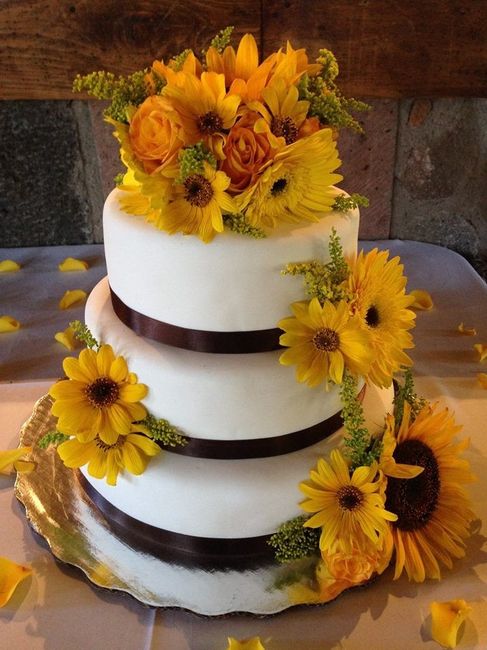 Así se asemeja mi pastel de boda. 