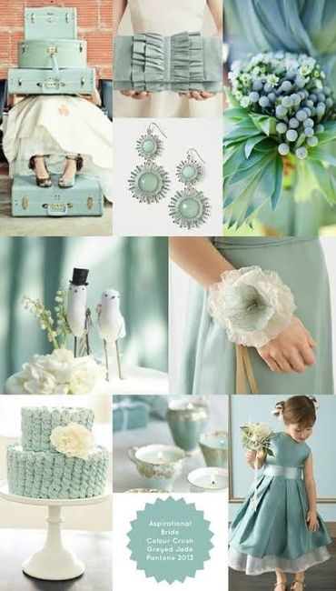 Damas con vestido color JADE 🌟 4