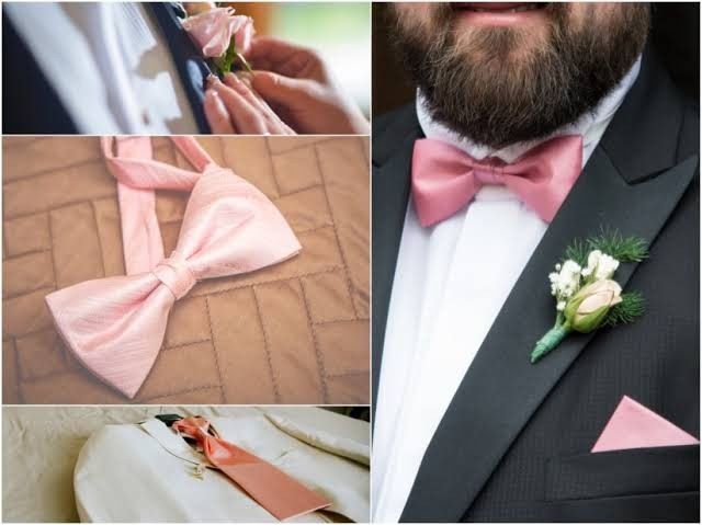 Corbatas para el Novio💕💕 En Rosa 🎗️ - 14