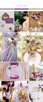 Tu boda en morado con dorado. 2