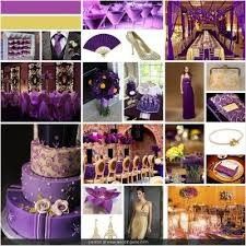Tu boda en morado con dorado. 6