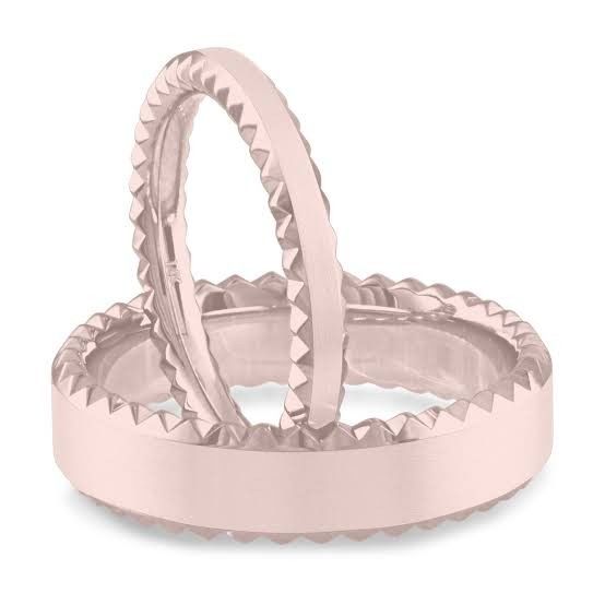 Argollas en Oro Rosa 👌 - 5
