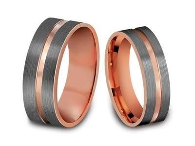 Argollas en Oro Rosa 👌 - 10