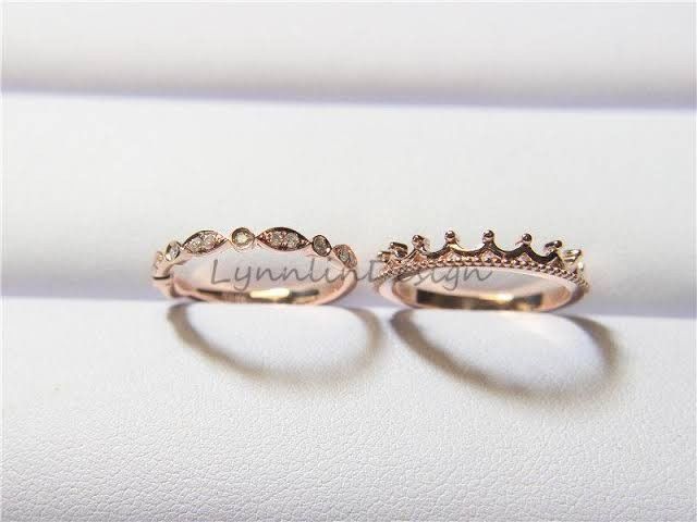 Argollas en Oro Rosa 👌 - 16