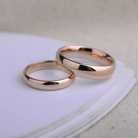 Argollas en Oro Rosa 👌 - 24