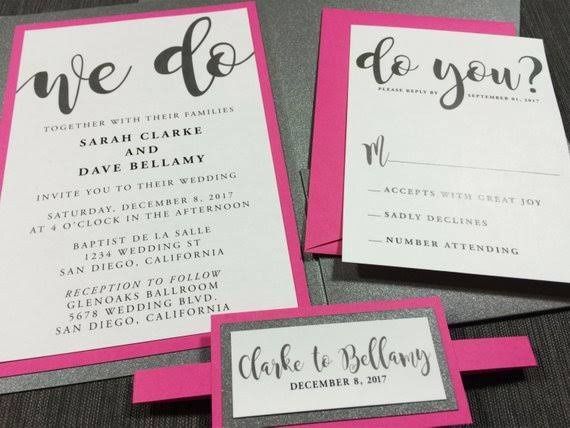 Invitaciones en Rosa. - 9