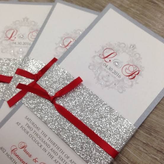 Invitaciones en Rojo. - 3
